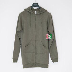 Cross Colours Green Zip-Up Hoodie